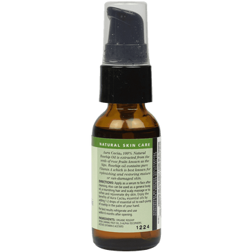 Aura Cacia Organic Natural Skin Care Restoring Rosehip Oil with Vitamin E
