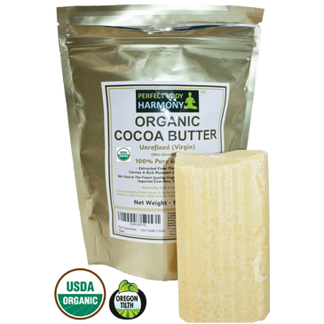 Raw Cocoa Butter - CERTIFIED ORGANIC Pure & Natural