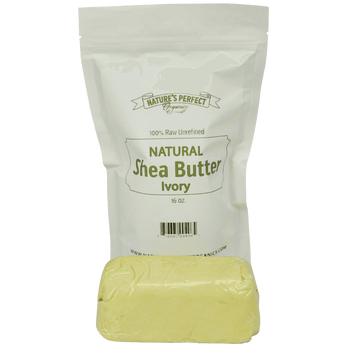 Shea Butter - Nature's Perfect Organics 100% Pure RAW Unrefined Shea Butter