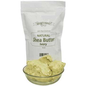 Shea Butter - Nature's Perfect Organics 100% Pure RAW Unrefined Shea Butter